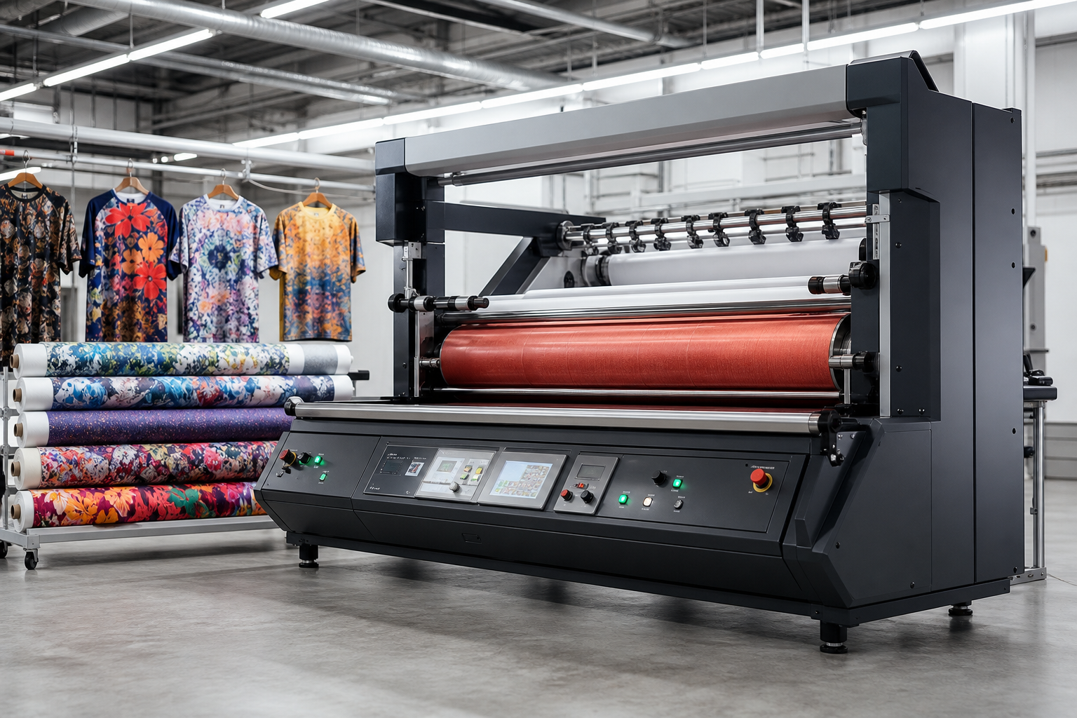 Equipos de sublimación: calandra VVPress en transferencia continua